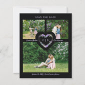 Lila Floral Waterverf Harde grond 3 Foto's (Voorkant)