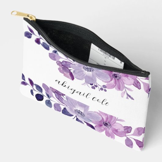 Lila Floral Wedding Etui (Open)