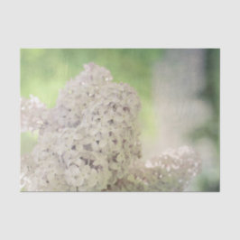 Lila Floral White Country Art Design Tissuepapier