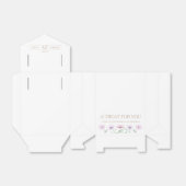  Lila Florence Baby shower Favor Box Bedankdoosjes (Uitgevouwen)