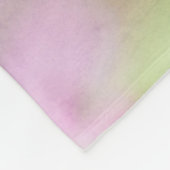 Lila Flowers Mist Fleece Deken (Hoek)