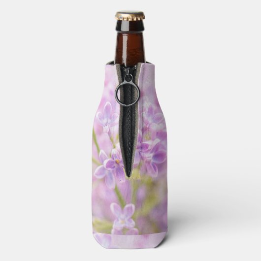 Lila Flowers Mist Flesjeskoeler (Fles Achterkant)