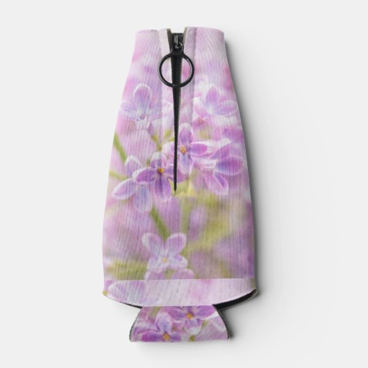 Lila Flowers Mist Flesjeskoeler (Achterkant)