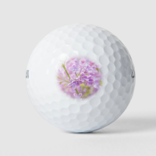 Lila Flowers Mist Golfballen (Voorkant)
