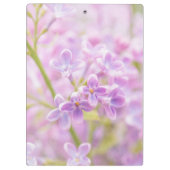 Lila Flowers Mist Klembord (Achterkant)