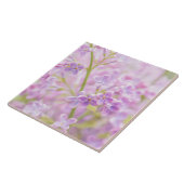 Lila Flowers Mist Tegeltje (Zijkant)