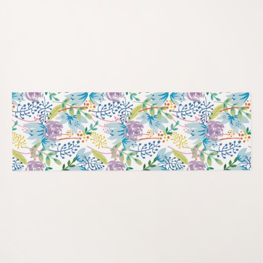 Lila Forest yogamat (Achterkant (horizontaal))