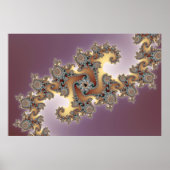 Lila - Fractal Poster (Voorkant)