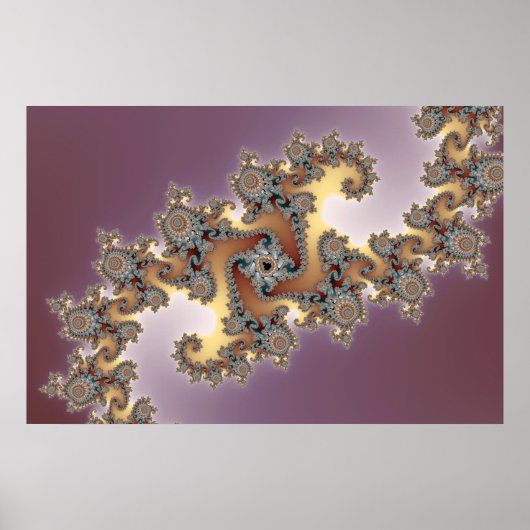 Lila - Fractal Poster (Voorkant)