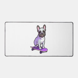 Lila Franse Bulldog Bureaumat