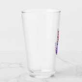 Lila Franse Bulldog Glas (Rechts)