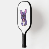 Lila Franse Bulldog Pickleball Paddle (Links)