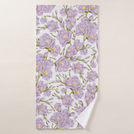 Lila Freesia Badhanddoek
