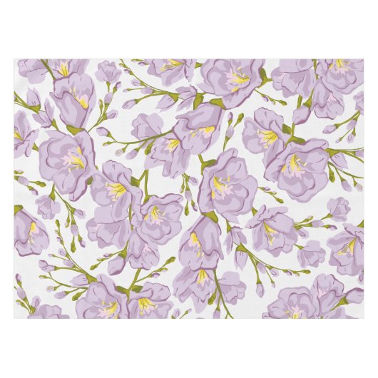 Lila Freesia Tafelkleed (Voorkant (Horizontaal))