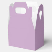 Lila Gable Favor Box Bedankdoosjes (Geopend)
