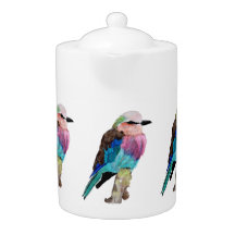 Lila gebrande rolvogel