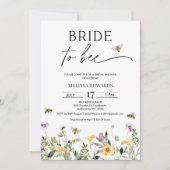 Lila Gele Bloemen Bedoeld Voor Het Vrijgezellenfee Kaart (Voorkant)