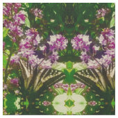 Lila gele vlinderstof stof (Close Up)