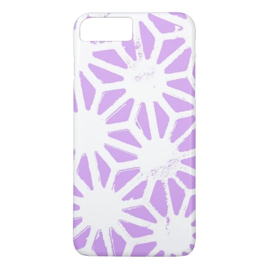 Lila geometrisch patroon Case-Mate iPhone case (Achterkant)