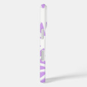 Lila geometrisch patroon Case-Mate iPhone case (Achterkant / Rechts)
