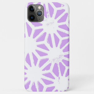 Lila geometrisch patroon Case-Mate iPhone case