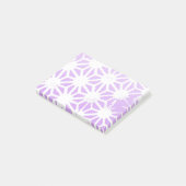 Lila geometrisch patroon post-it® notes (Schuin)