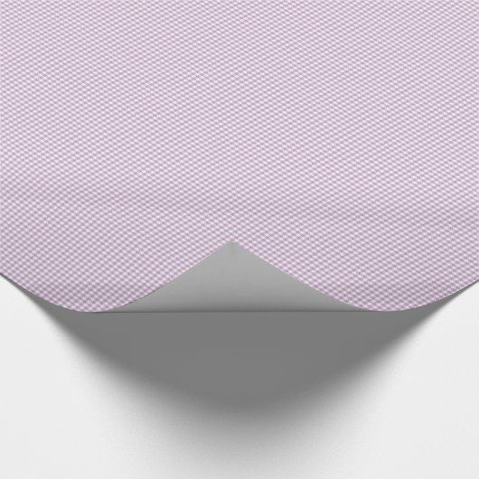 Lila Gingham Cadeaupapier (Hoek)