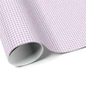 Lila Gingham Cadeaupapier (Rol Hoek)