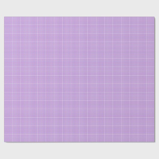 Lila gingham-pakpapier cadeaupapier (Vlak)