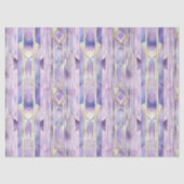 Lila Glas in lood Elegantie Tissuepapier (Voorkant)