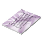 Lila Godmoeder Poem Notitieblok (Linkerzijde)