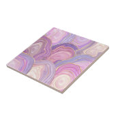 Lila Gold Agate-keramische Tegel Tegeltje (Zijkant)