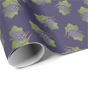 Lila grafiekpatroon cadeaupapier