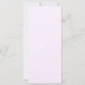 Lila Grieks waterverf Wedding Menu (Achterkant)