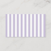 Lila grijs Baby shower Kaarten Paars (Achterkant)