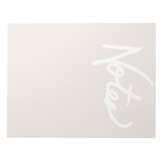 Lila grijs Blocnote (led) (Voorkant)