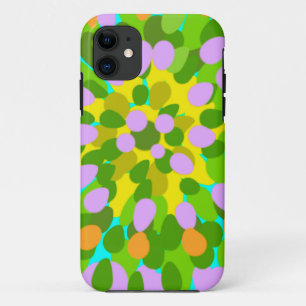 Lila, groen en citroen abstract Case-Mate iPhone case