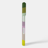 Lila Groen Geometrische kleurenblok Gepersonalisee Case-Mate iPhone Case (Achterkant / Rechts)