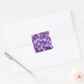Lila Hair Background Square Sticker (Envelop)