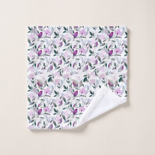 Lila handdoekset bad handdoek (Wasdoekje)