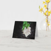 Lila hart notitiekaarten (Gele Bloem)