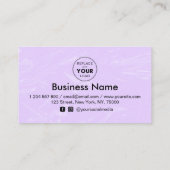 Lila & hart Voeg je Logo korting toe tot minimaal Klantenkaartje (Achterkant)