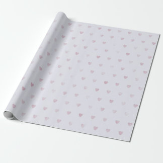  Lila harten Cadeaupapier