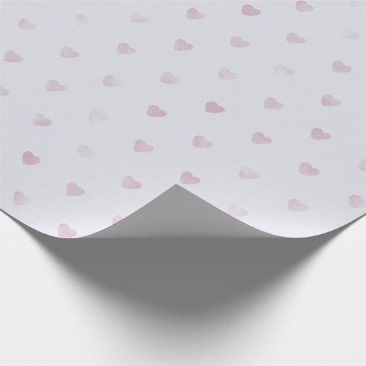  Lila harten Cadeaupapier (Hoek)