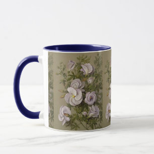Lila Hibiscus Purple Flowers Floral Mok