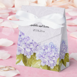 Lila Hydrangea Handgeschilderd Bedankdoosjes