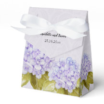 Lila Hydrangea Handgeschilderd