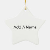 Lila Ice Princess T shirten en Gifts Keramisch Ornament (Achterkant)