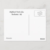 Lila in Bloom Briefkaart (Achterkant)