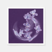 Lila in cirkel servetten (Voorkant)